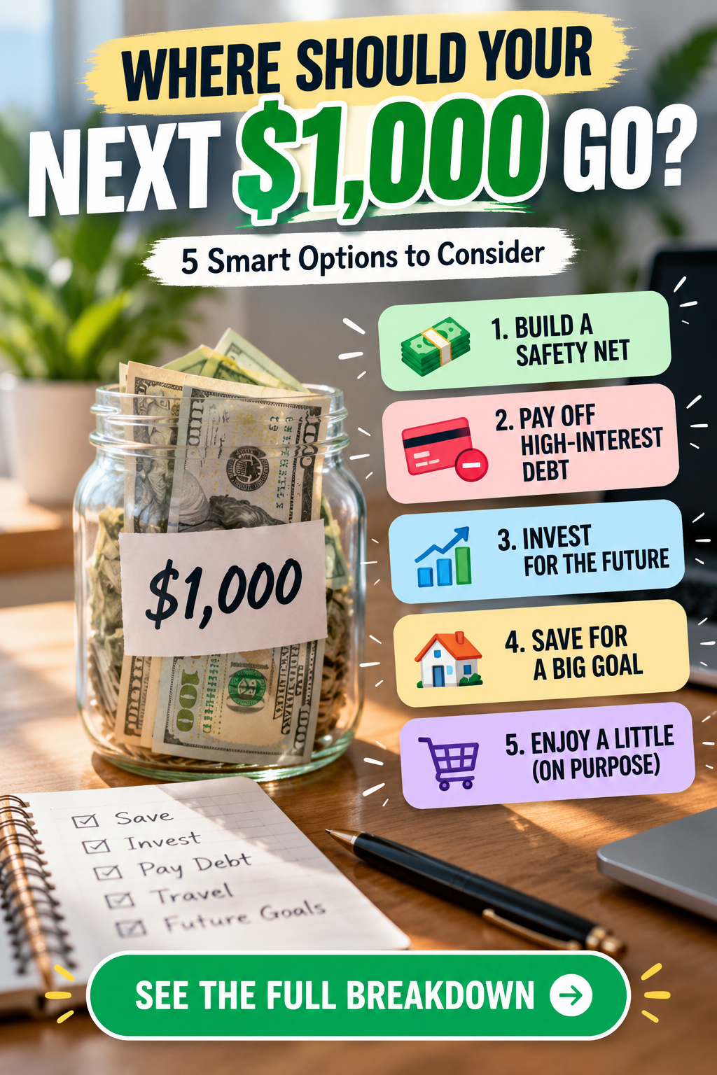 Where Should Your Next $1,000 Go?